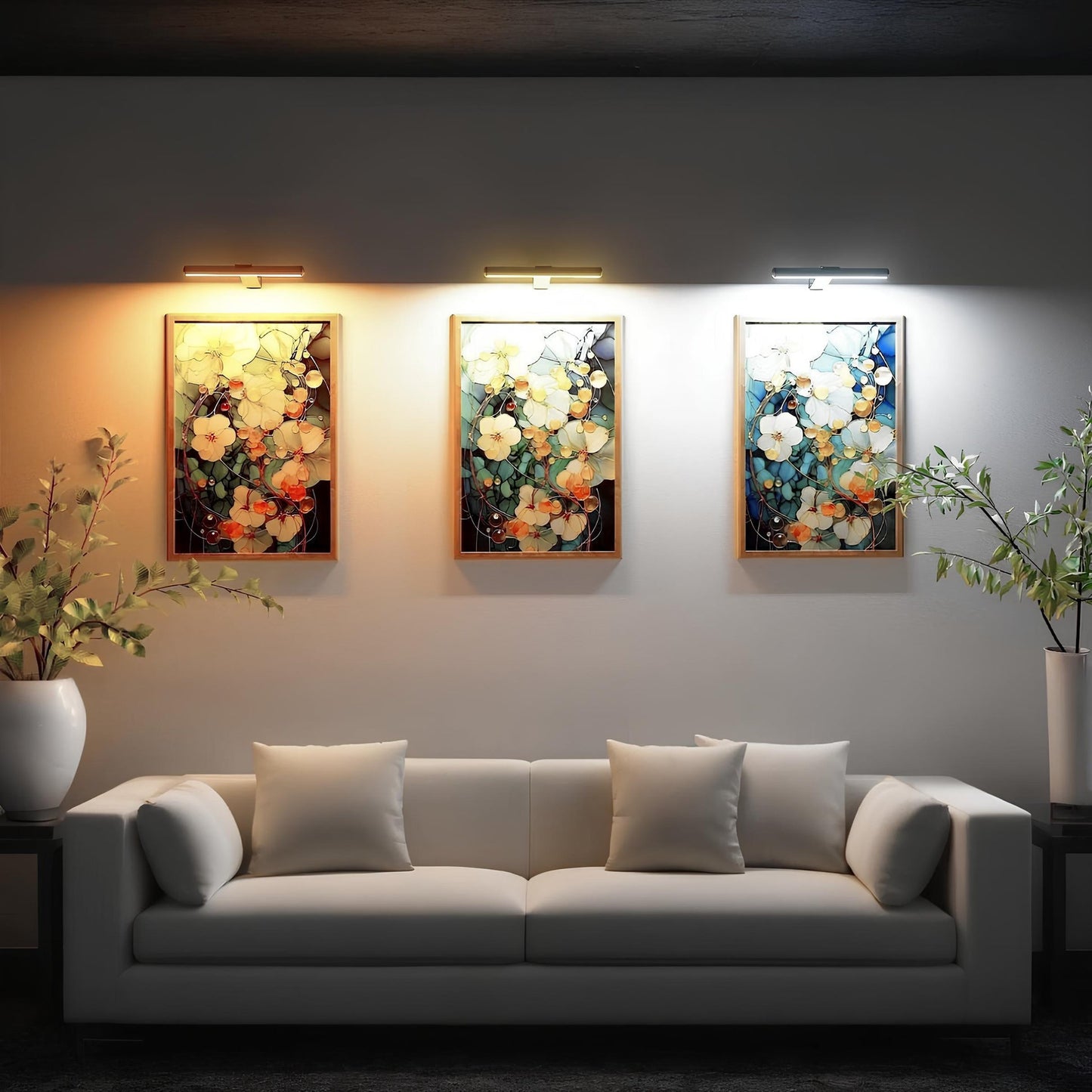 Lampe murale sans fil pour œuvres d’art