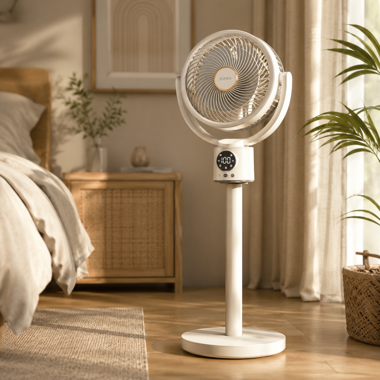 VentiFlex - Ventilateur Pliable Rechargeable 5 Vitesses