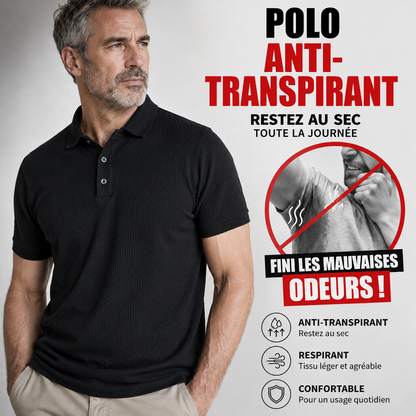 DRYMAX - Polo Anti-Transpirant Homme