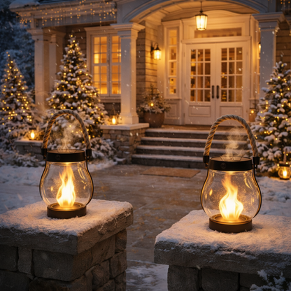 Solaria – Lanterne solaire à effet flamme ultra-réaliste