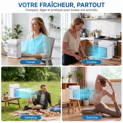 Climatiseur Mobile Silencieux 900ML — Sans Installation