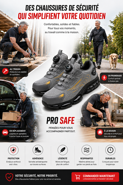 Basket Pro Safe – Chaussures de Sécurité Ultra Légères