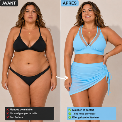 Bella Mare – Bikini Gainant & Paréo