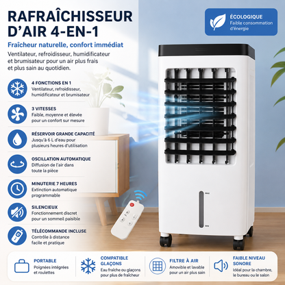 FRESHFLOW- Climatiseur & Rafraîchisseur d'air 4-en-1