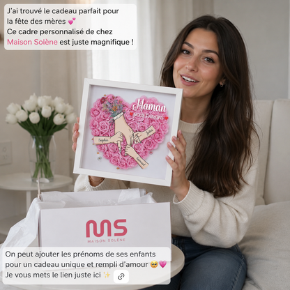 Maman, Nous T’Aimons – Cadre Personnalisé Fête des Mères