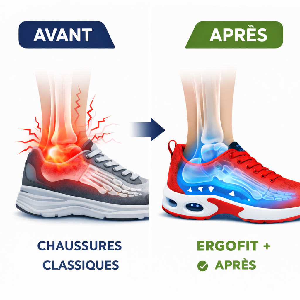 Ergofit Plus - Baskets à confort orthopédique pour femme