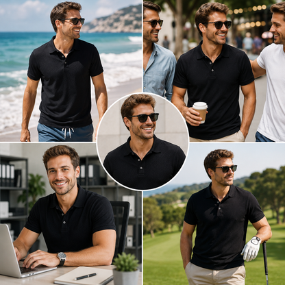 DRYMAX - Polo Anti-Transpirant Homme