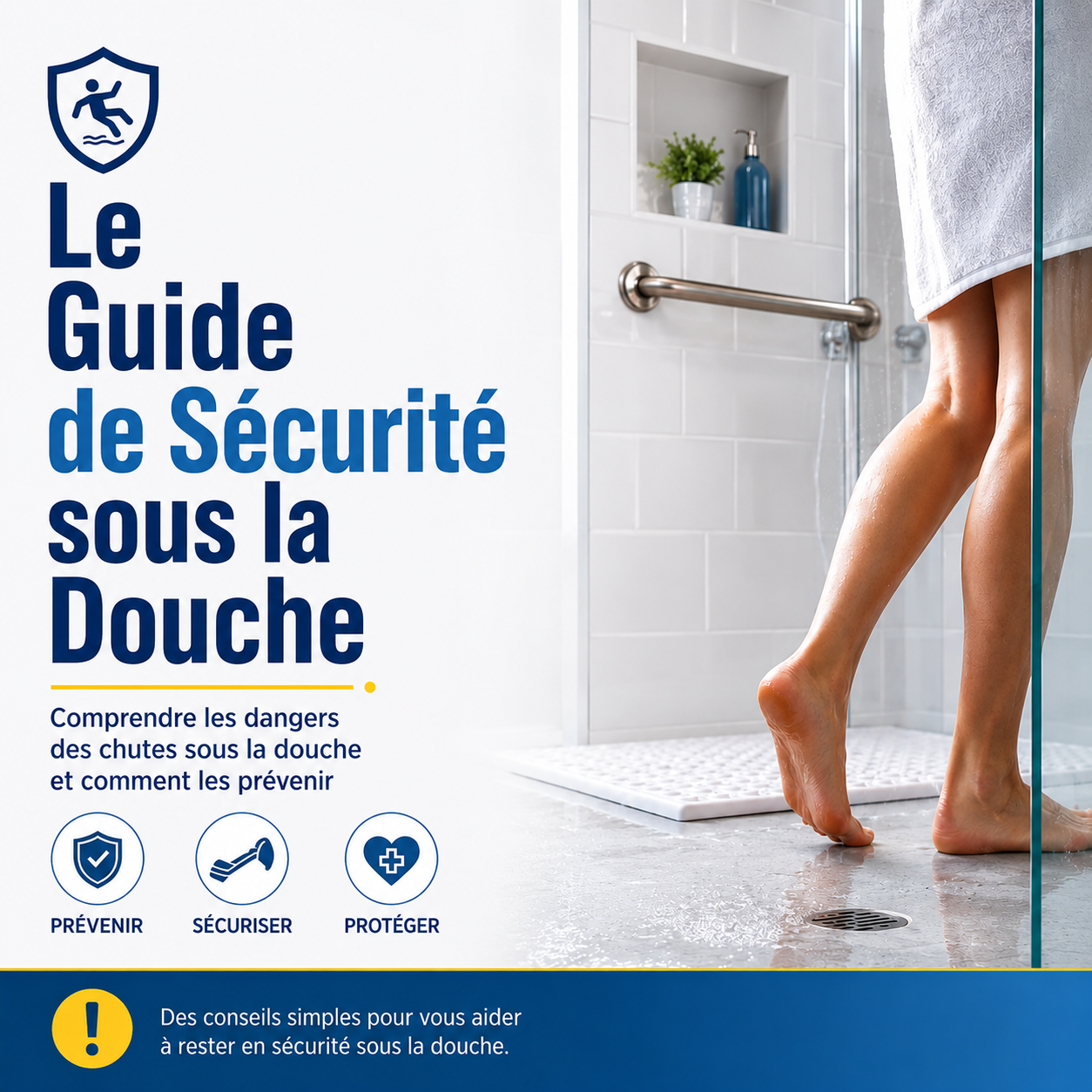 AppuiSûr - Barre d’Appui pour Douche