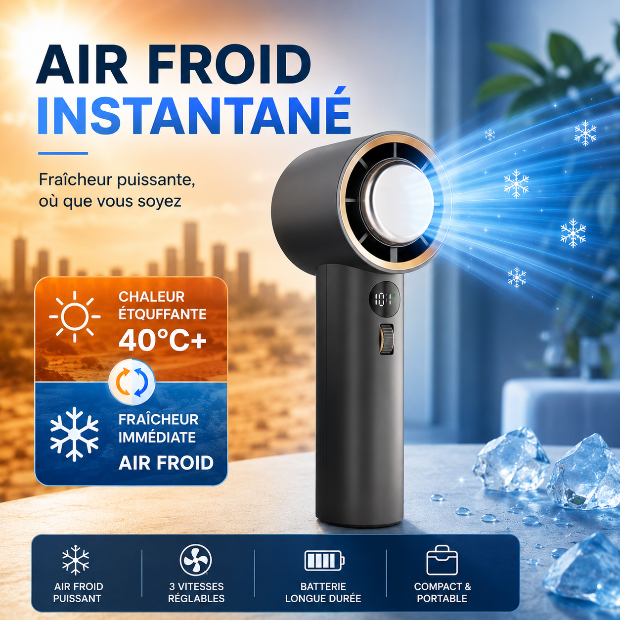Mini ventilateur portable Ultra puissant