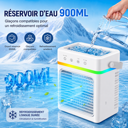 Climatiseur Mobile Silencieux 900ML — Sans Installation