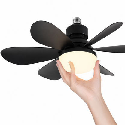 Ventilateur de Plafond LED AéroLume — Silencieux & Connecté