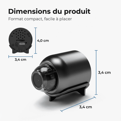 AuraVision- Mini Caméra Connectée 4K