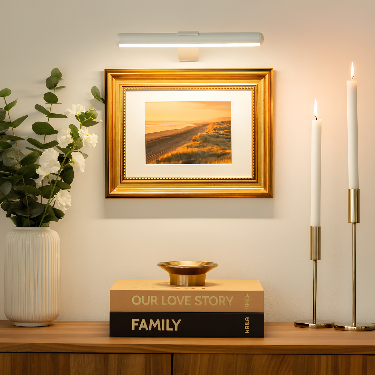 Lampe murale sans fil pour œuvres d’art